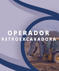 Operador retroexcavadora